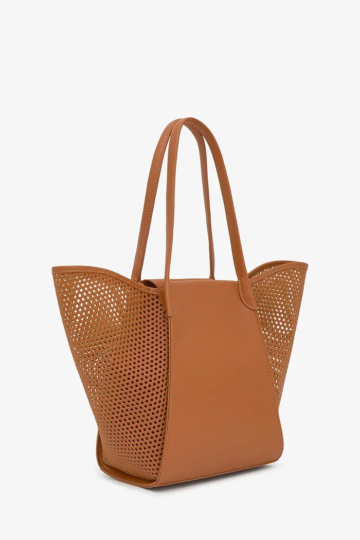 Tous torebka shopper damska 2002438743 brązowy ZW26