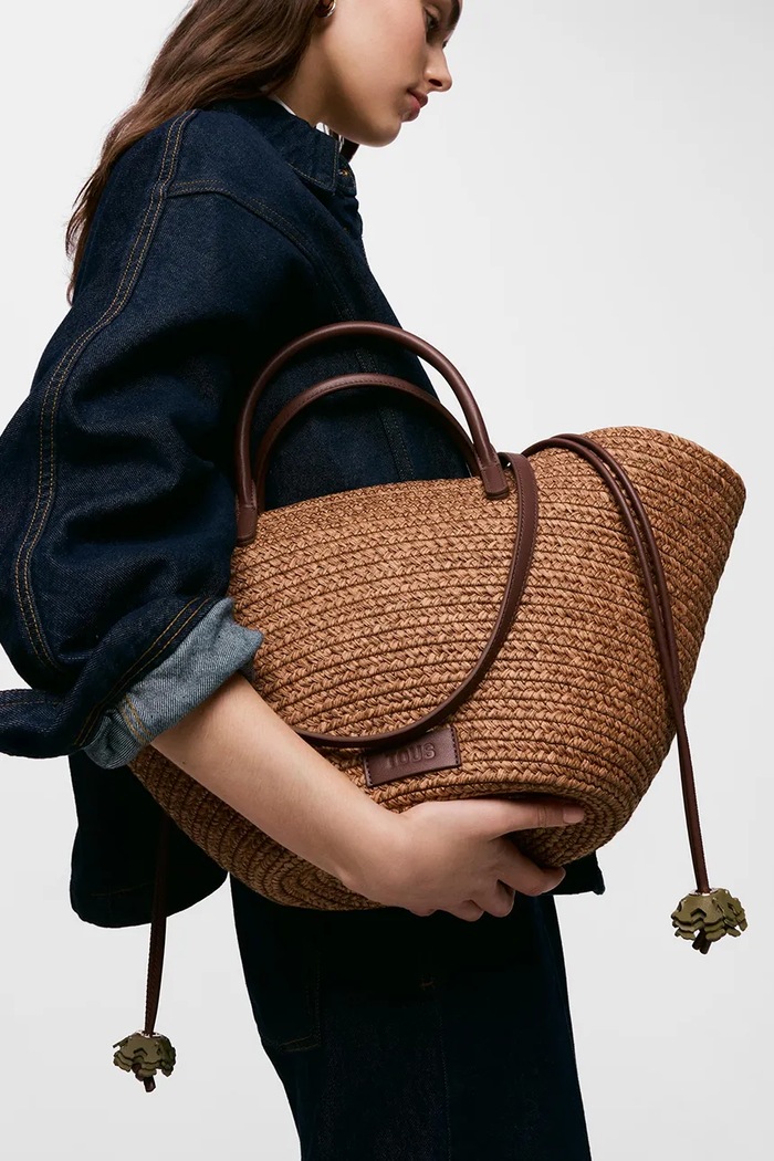 Tous torebka shopper damska brązowy 2002438544