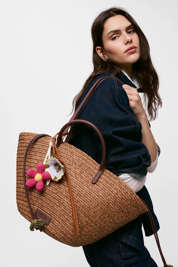 Tous torebka shopper damska 2002438544 brązowy