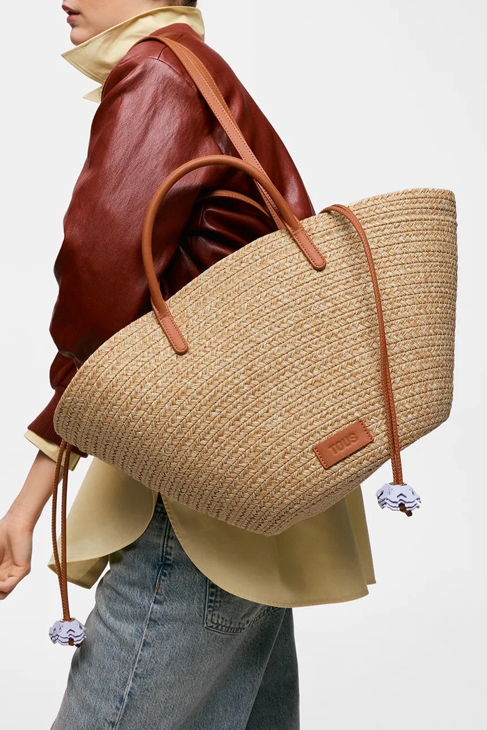 Tous torebka shopper damska brązowy 2002438543
