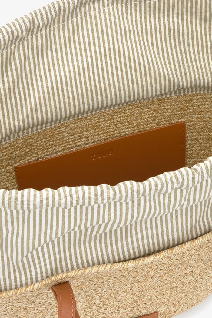 Akcesoria Tous torebka shopper damska 2002438543 brązowy