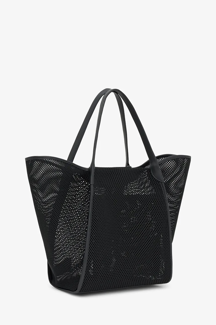 Tous torebka shopper damska 2002438451 czarny ZW26