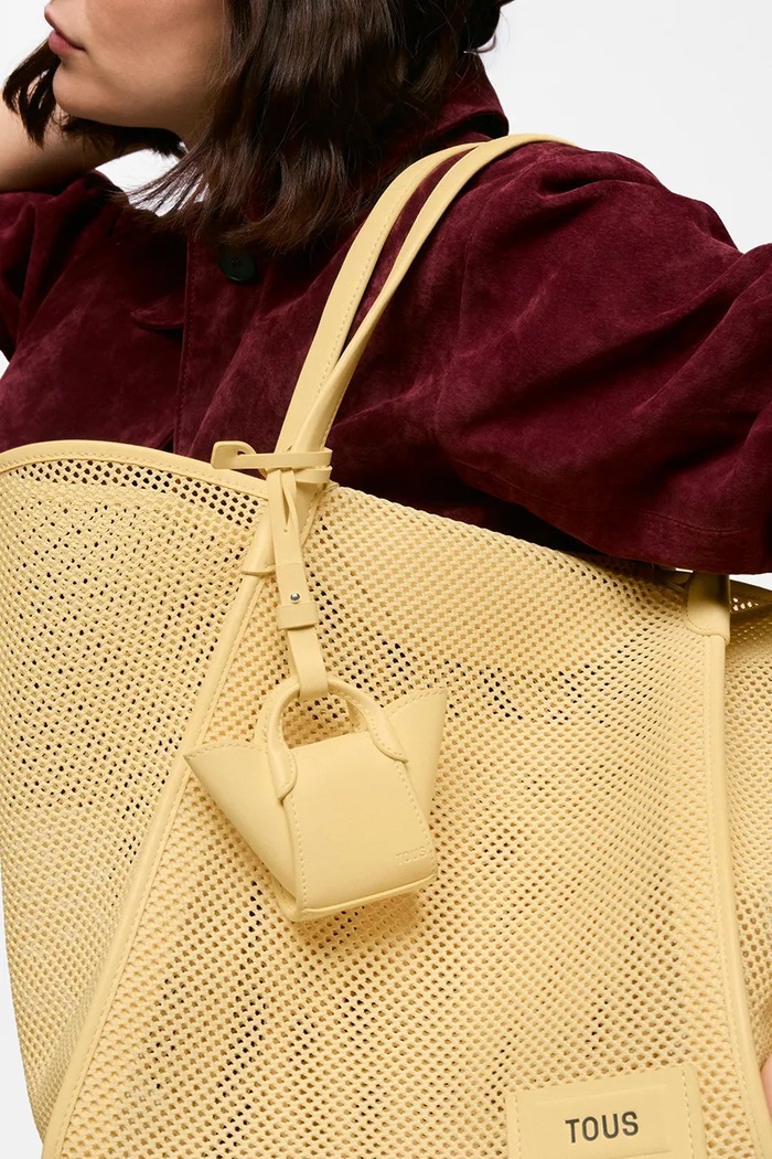 Tous torebka shopper damska 2002438405 żółty