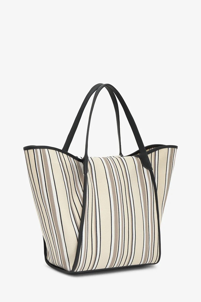 Tous torebka shopper damska bawełniana 2002438402 beżowy ZW26