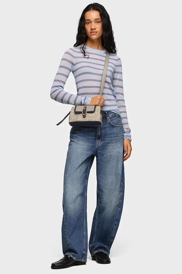 Tous torebka crossbody damska z imitacji skóry szary 2002379143