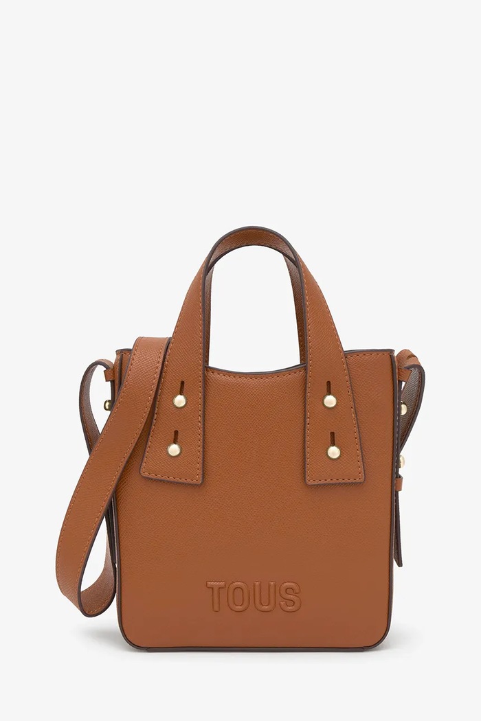 Tous torebka crossbody damska z imitacji skóry brązowy 2002373745