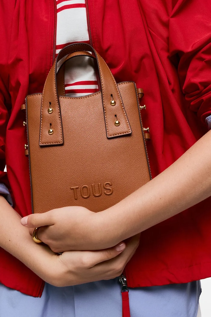 Tous torebka crossbody damska z imitacji skóry 2002373745 brązowy