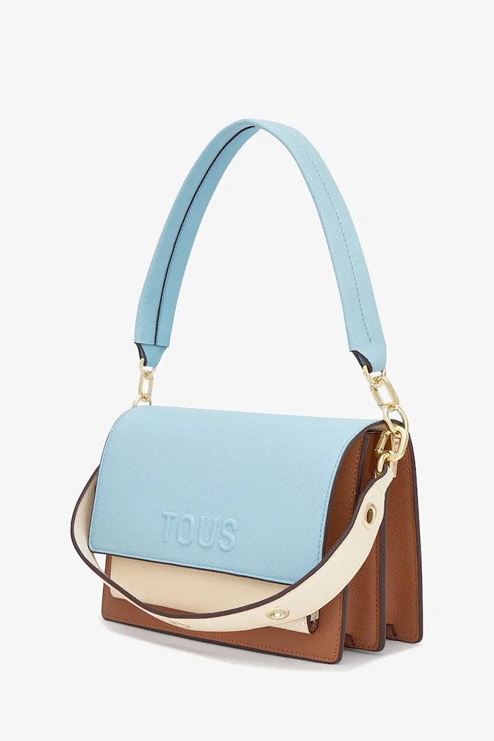 Tous torebka crossbody damska z imitacji skóry 2002358234 niebieski ZW26