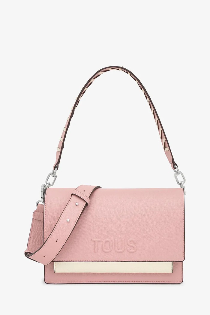 Tous torebka crossbody damska z imitacji skóry różowy 2002358213