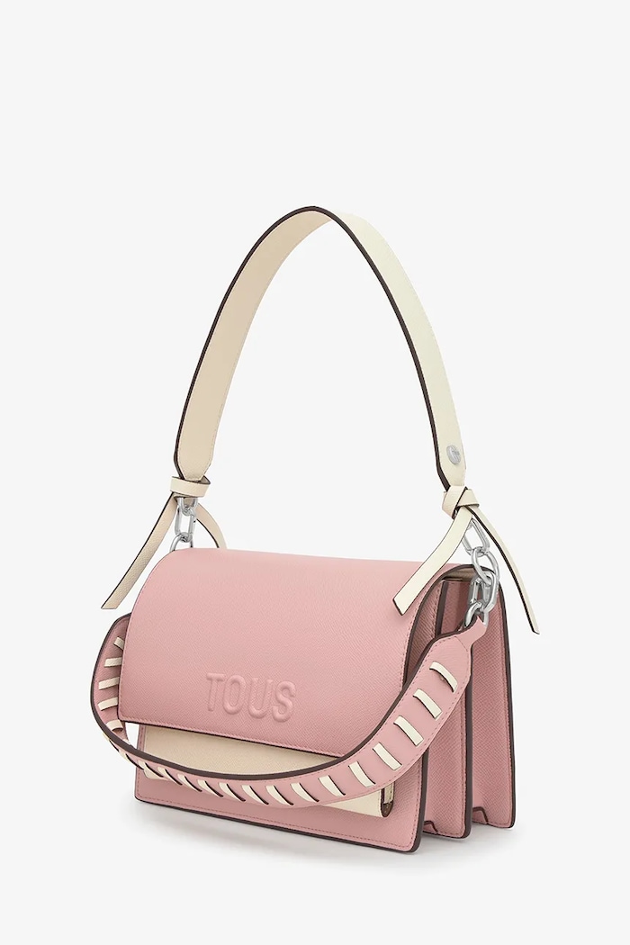Tous torebka crossbody damska z imitacji skóry 2002358213 różowy ZW26