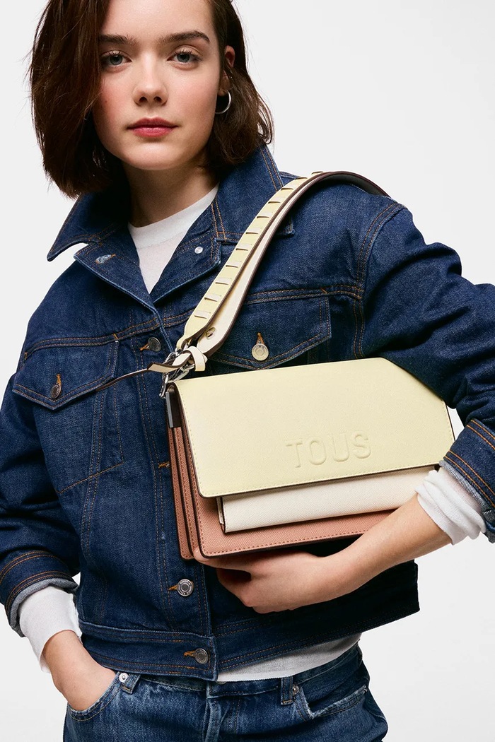 Tous torebka crossbody damska z imitacji skóry 2002358205 żółty
