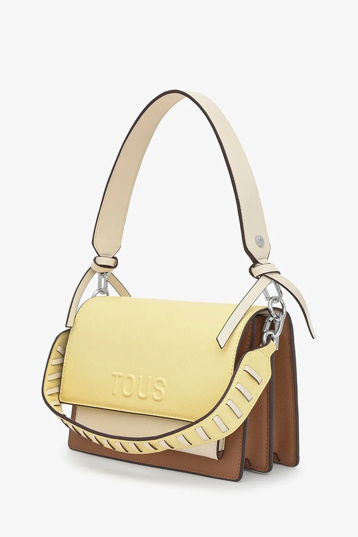 Tous torebka crossbody damska z imitacji skóry 2002358205 żółty ZW26