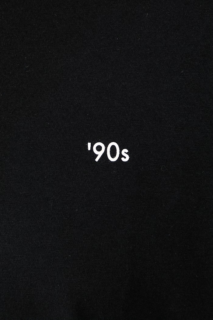 Muuv T-shirt oversize damski bawełniany '90s Muuv. czarny oversize.tshirt.90s