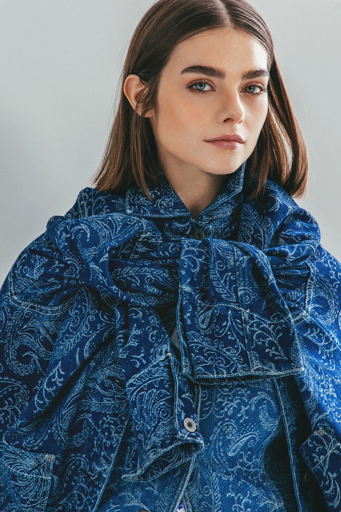 COVERED IN BLUE