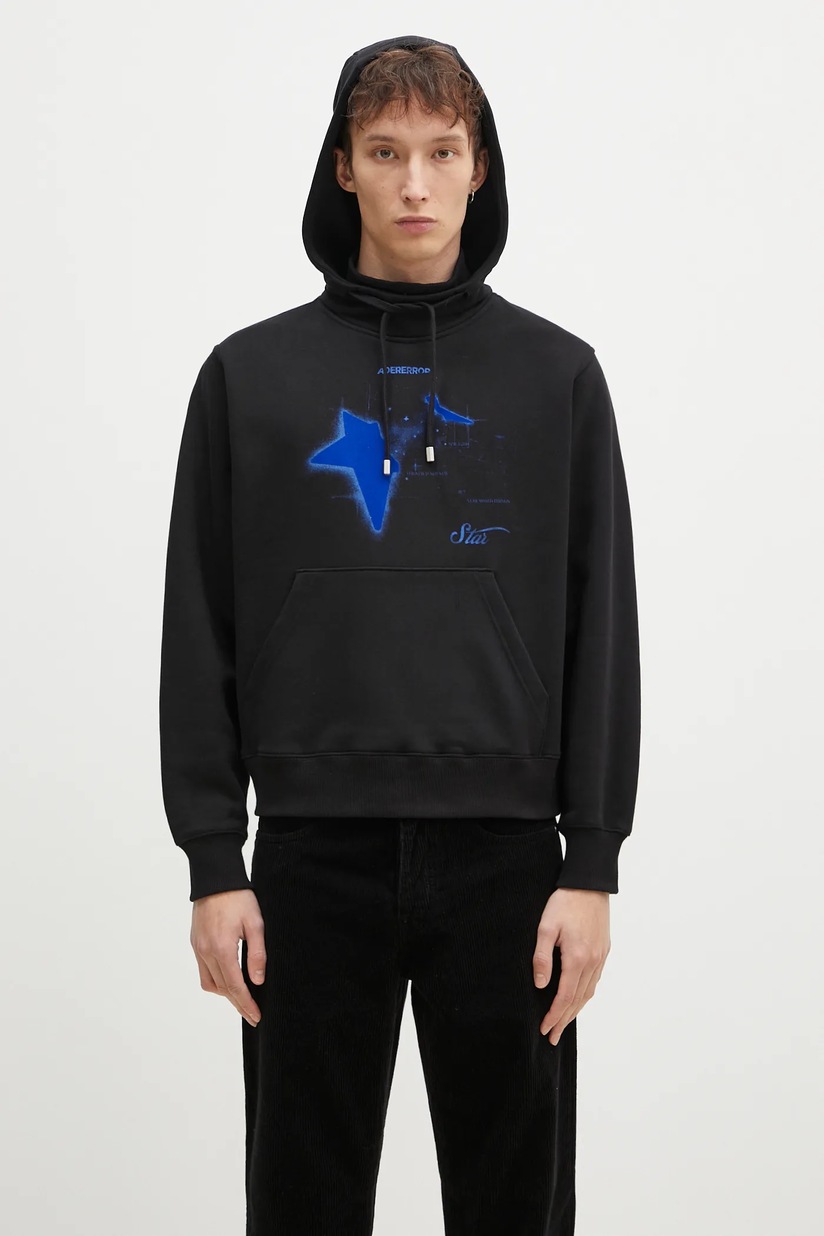 パーカー・フーディ Ader Error Sweatshirt With Logo - Cotton - Blue Ader Error sweatshirt Hoodie PRM EU