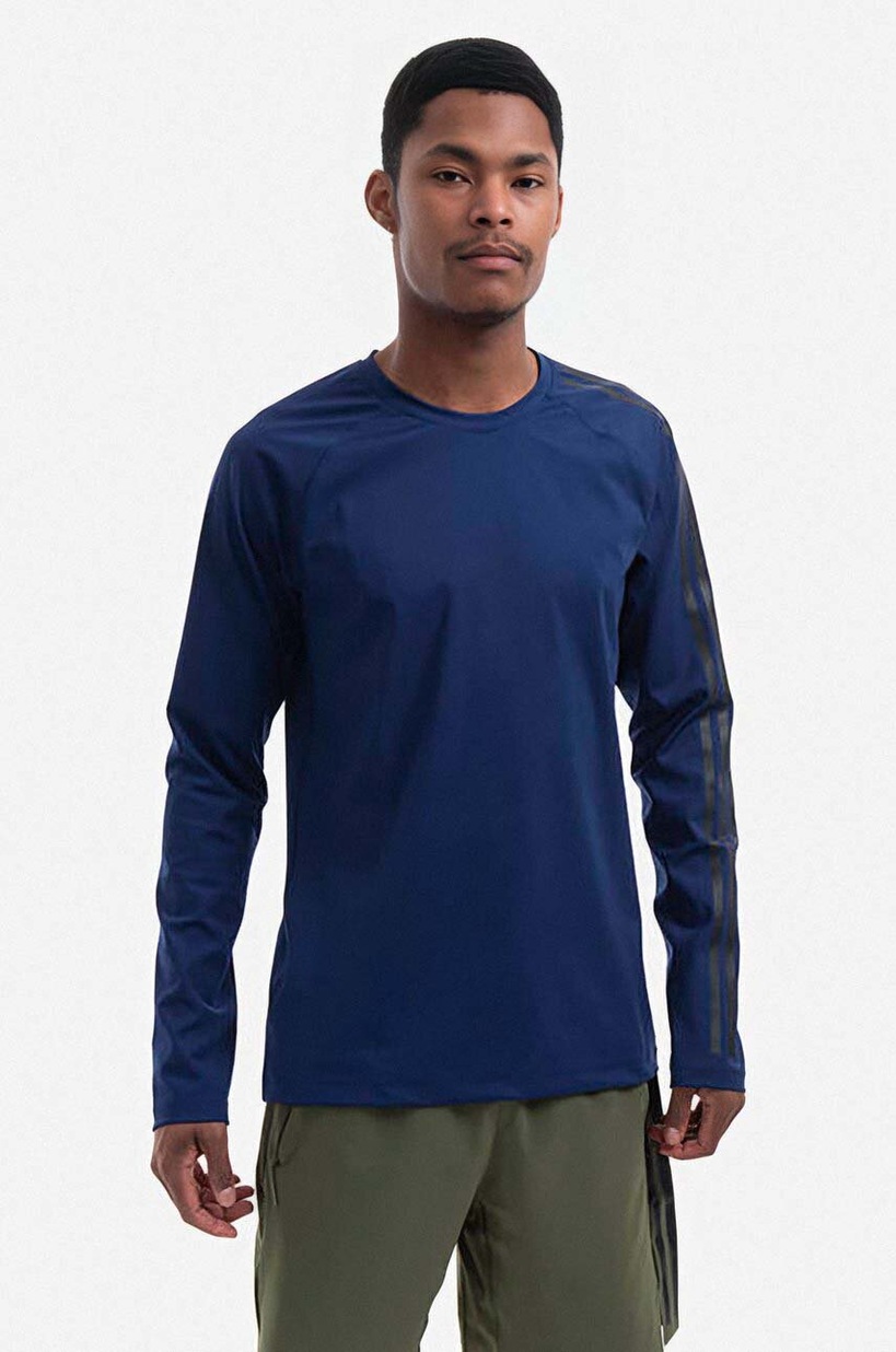 Лонгслив adidas Ivy Park мужской цвет синий с аппликацией HH9395