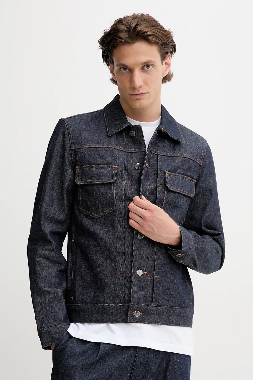A.P.C. cotton denim jacket Veste Jean Work CODBS-H02191 INDIGO