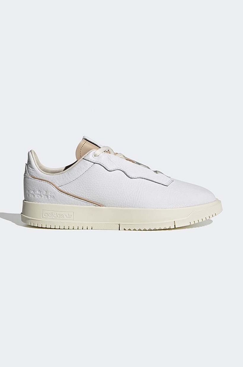 Шкіряні кросівки adidas Originals Supercourt Premium колір білий