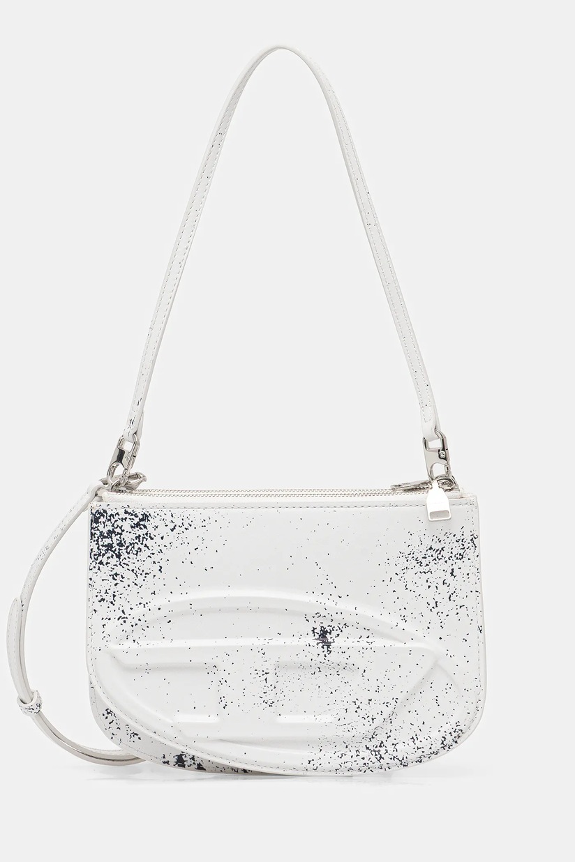Diesel poseta de piele 1DR 1DR M shoulder bag culoarea alb, X09568