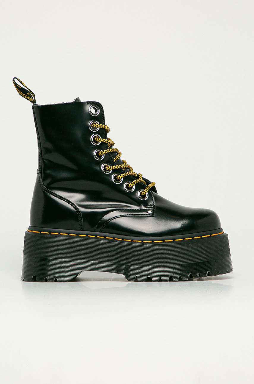 Dr. Martens workery skorzane 1460 Gothic Americana kolor czarny na p askim obcasie DM31624001 Answear