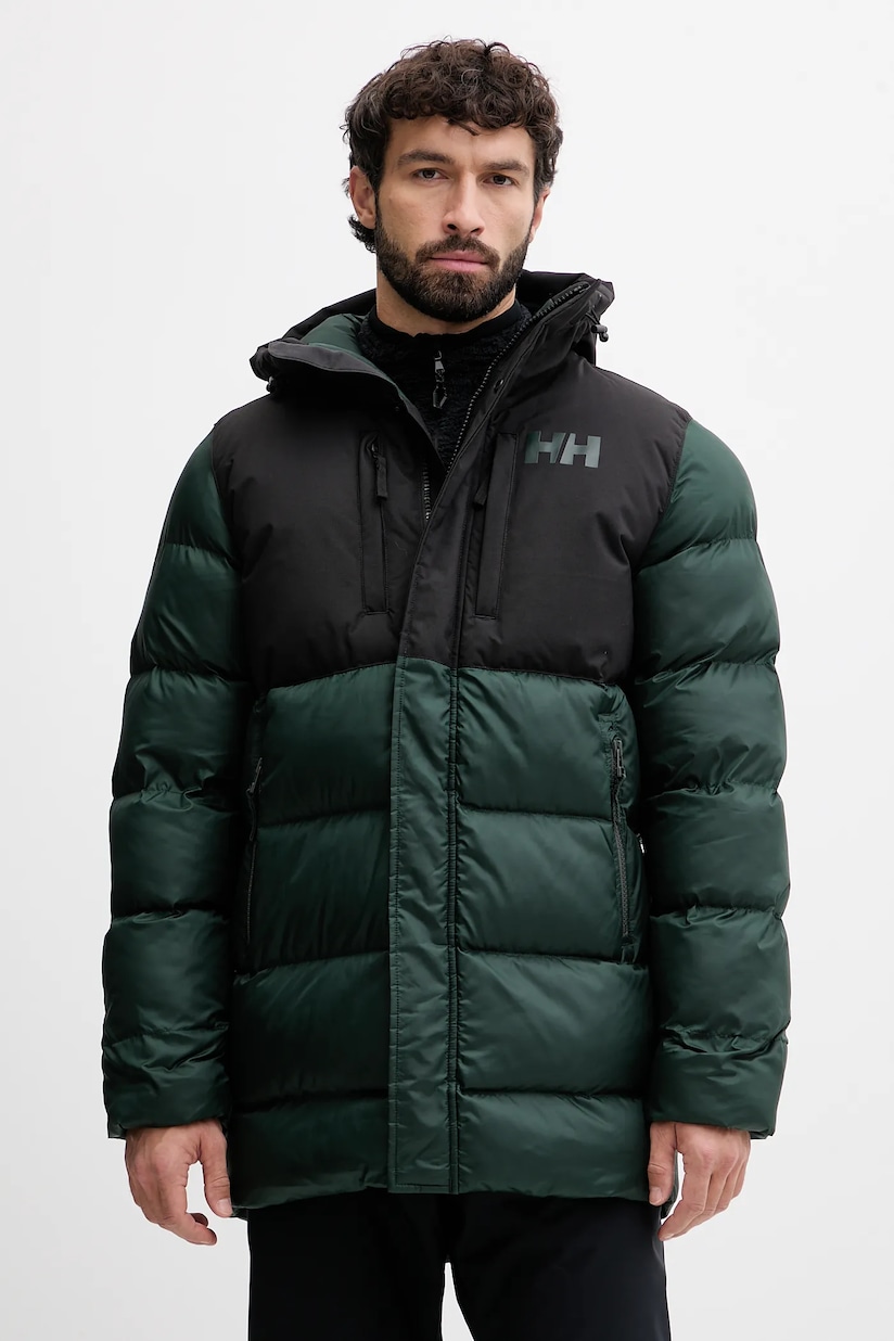 Fred Perry coat men's green color J9036.638 at PRM US Fred Perry coat men's green color J9036.638 at PRM US