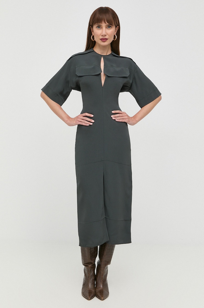 ワンピース VICTORIA BECKHAM Women Mid Skirts 1124WDR005232ABRIGHTRED Victoria Beckham sukienka kolor czarny mini dopasowana