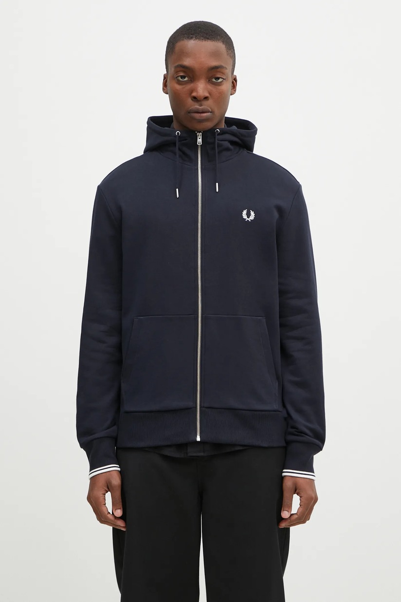 FRED PERRY フルジップジャケット S FRED PERRY フルジップジャケット S Fred Perry sweatshirt men's navy