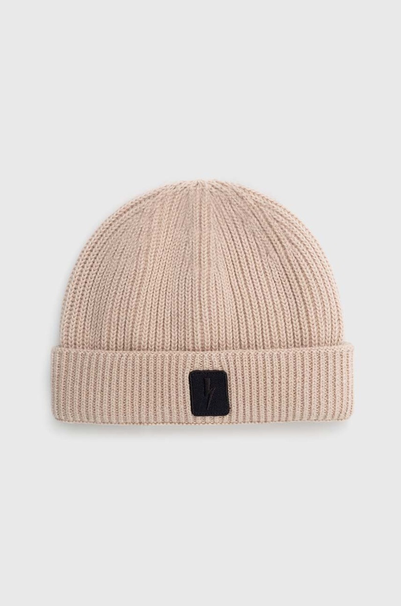 帽子 Neil Barrett wool beanie Шапка с примесью шерсти Neil Barett FISHERMAN BEANIE цвет бежевый