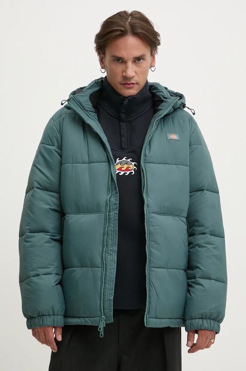 Dickies jacket men's green color at PRM US