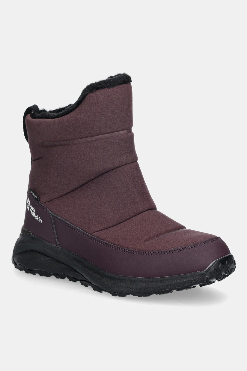 Зимние сапоги Crocs Stomp Lined Boot цвет бордовый 208718 | ANSWEAR.ua