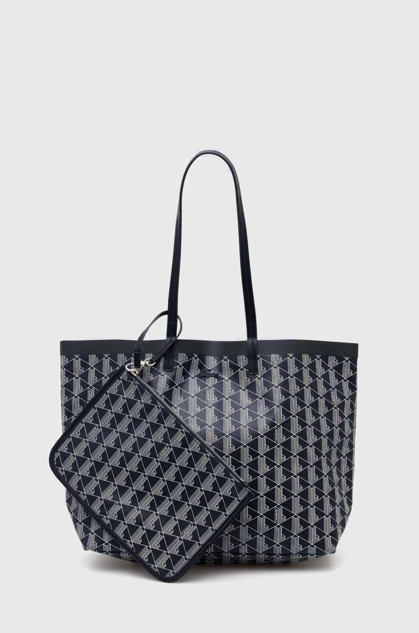 Navy blue leather handbag sale best sale