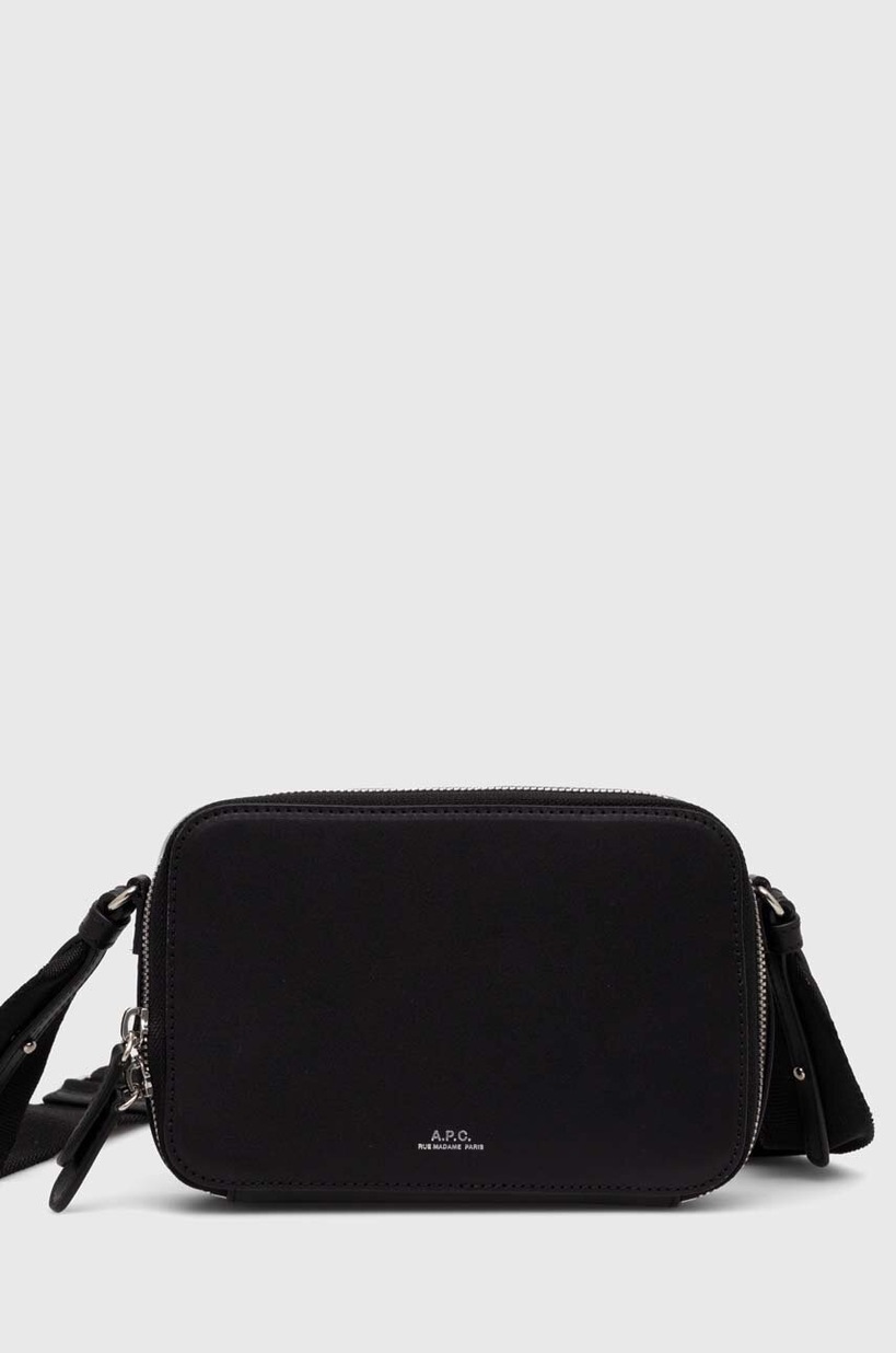 A.P.C. leather handbag Sac Ashley black color PXAWV.F61739