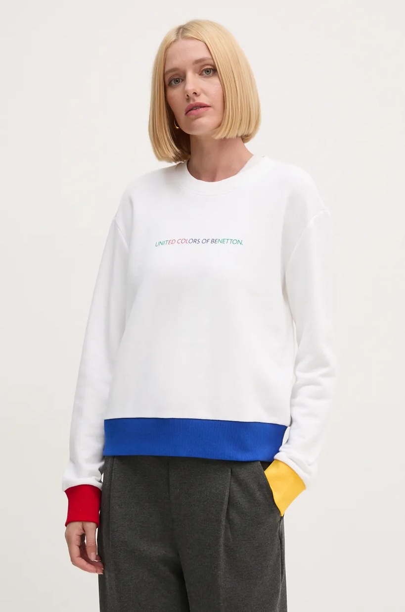 United Colors of Benetton felpa in cotone acquista su Answear ANSWEAR