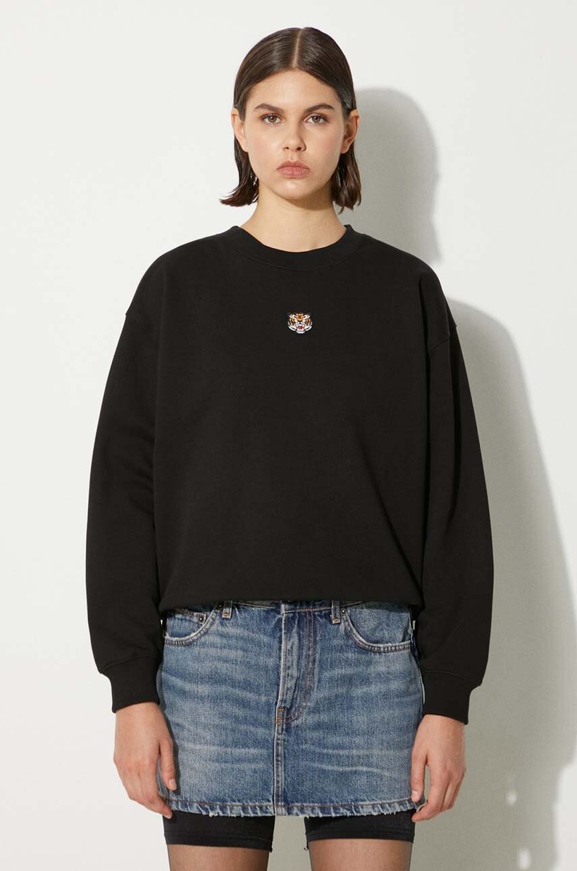 kenzou！ Kenzo Men's Tiger Crew Sweatshirt FC55SW1284XF Midnight Blue