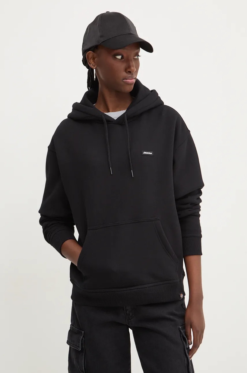 Кофта Dickies женская цвет чёрный с принтом DK0A4XCCBLK-BLACK