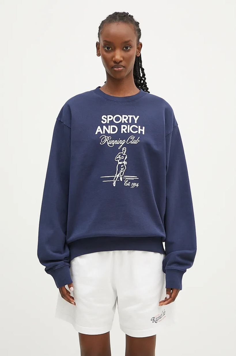 アパルトモン　SPORTY&amp;RICH スポーティアンドリッチSWEAT SPORTY&RICH/スポーティアンドリッチ】 YANKEES SERIF ZIP HOODIE
