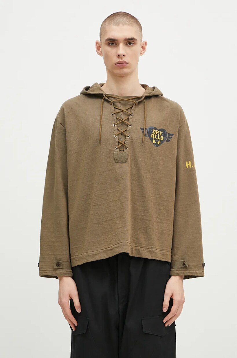 Human Made cotton sweatshirt Military Half-Zip Sweatshirt PRM EU Human Made cotton sweatshirt Military Half-Zip Sweatshirt PRM EU