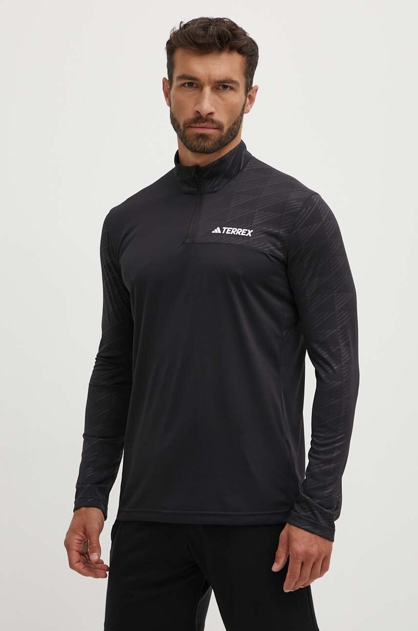 トップス Спортивная кофта adidas TERREX Xploric цвет чёрный однотонная