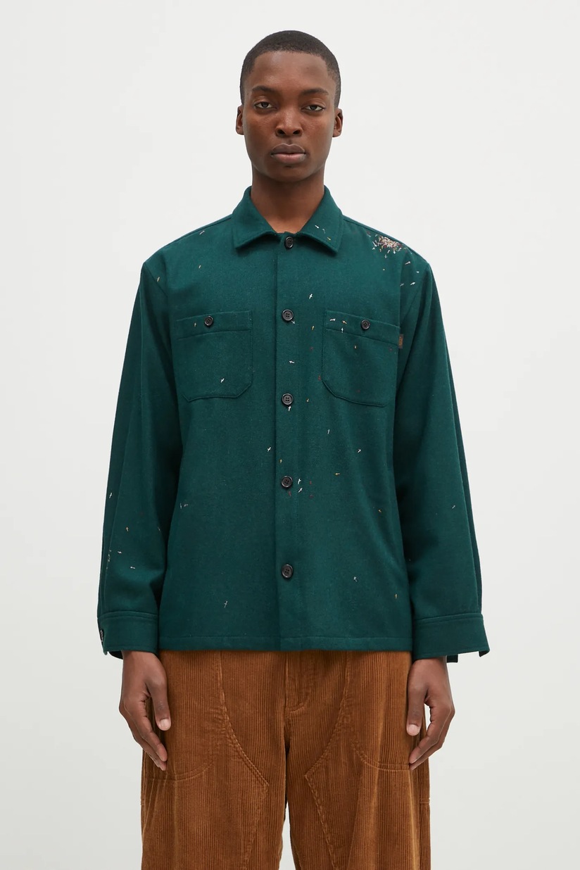 Tシャツ・カットソー UNDERCOVER FW24 Check shirt (UP2D4402 BROWN CK) Undercover cotton shirt x Twin Peaks PRM EU