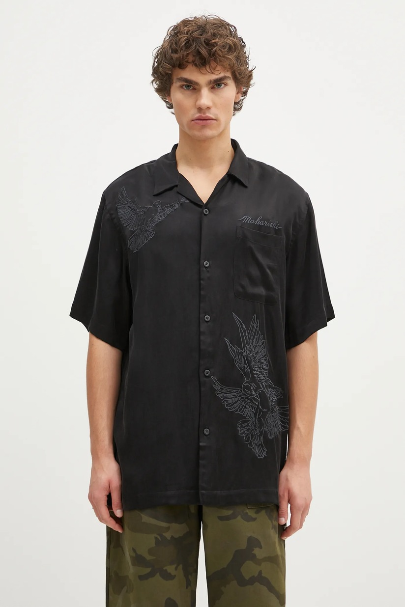 シャツ+ブラウス(半袖+袖なし) Maharishi Embroidered Dragon Camo Shirt Spring / Summer 2024 · Original Dragon – Maharishi