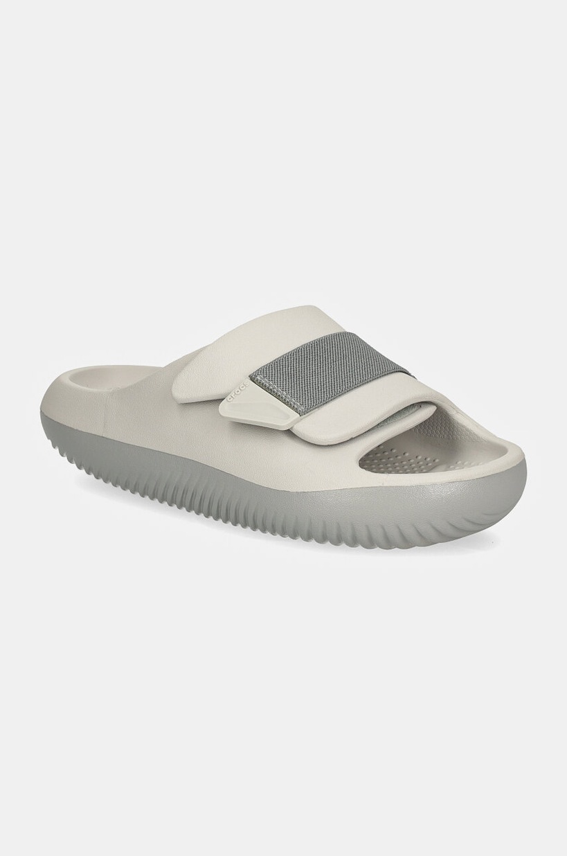 Crocs sliders Mellow Luxe Recovery Slide gray color 209413.1FT at