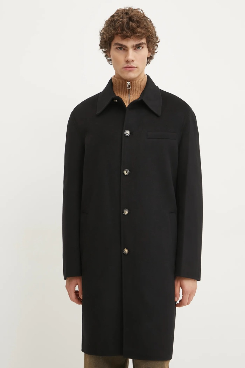 Ader Error wool coat black color BN01FWBZ0203BK at PRM US Ader Error wool coat black color BN01FWBZ0203BK at PRM US