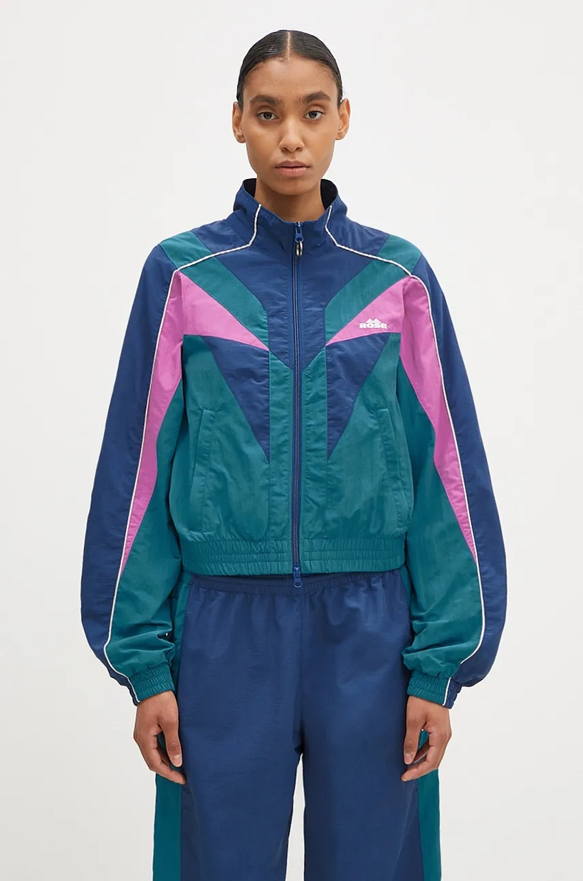 Martine Rose jacket Shrunken Track Jacket women's blue color