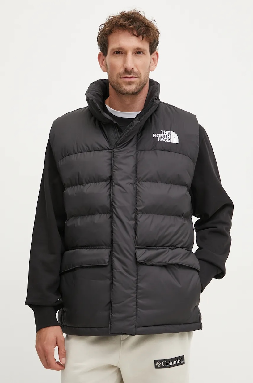 The North Face down vest men's black color at PRM US The North Face down vest men's black color at PRM US