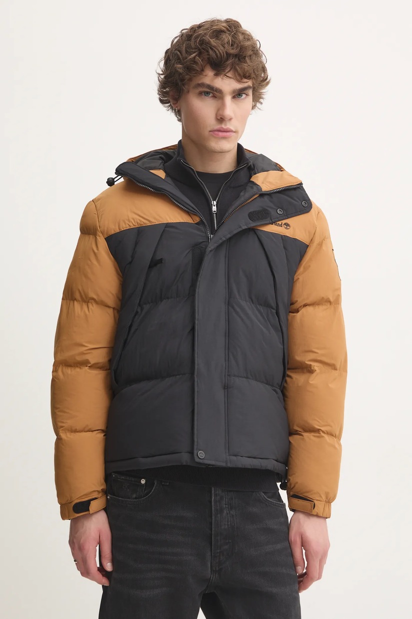 Куртка Timberland мужская цвет коричневый зимняя TB0A6267P571