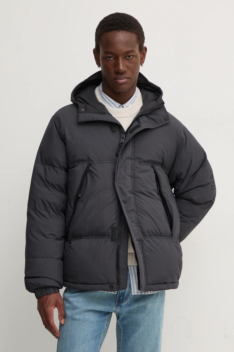 Куртка Timberland мужская цвет чёрный зимняя oversize TB0A62DQ0011