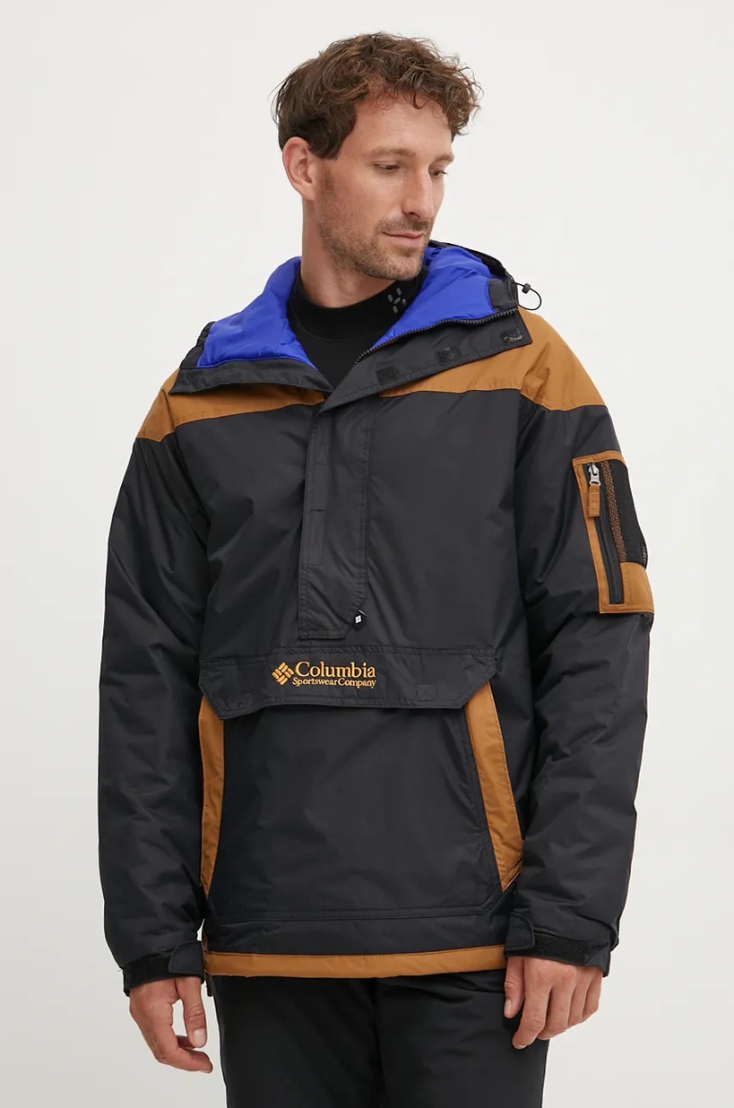 Columbia jacket Puffect men's black color 2086861 at PRM US