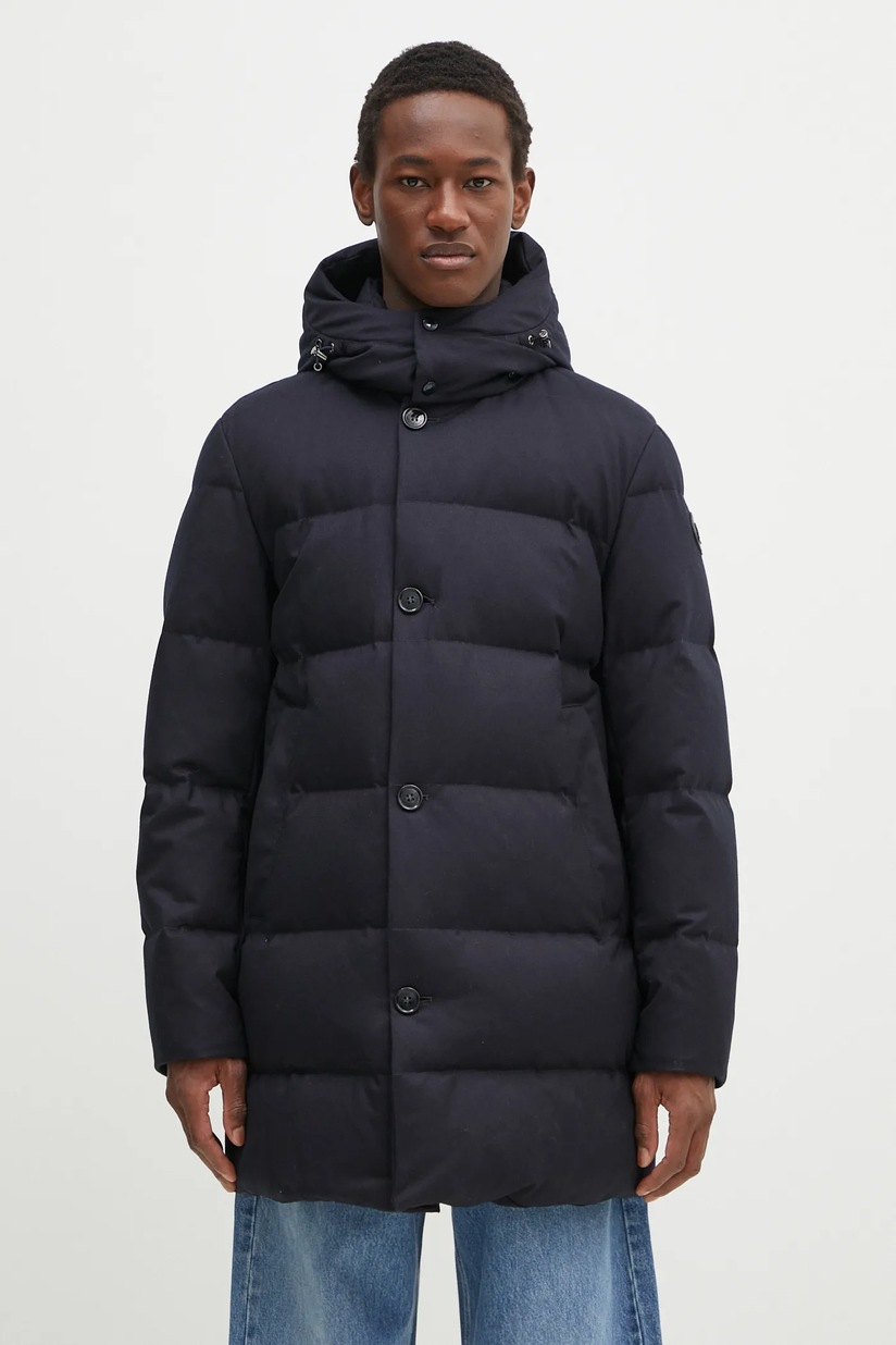 Y/Project wool coat DOUBLE FRONT COAT navy blue color 201CO006 at
