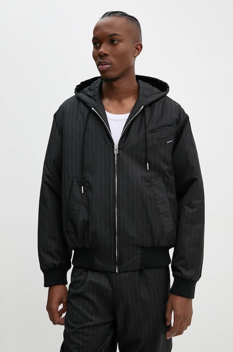 Куртка Diesel J-ALAIN мужская цвет чёрный переходная oversize