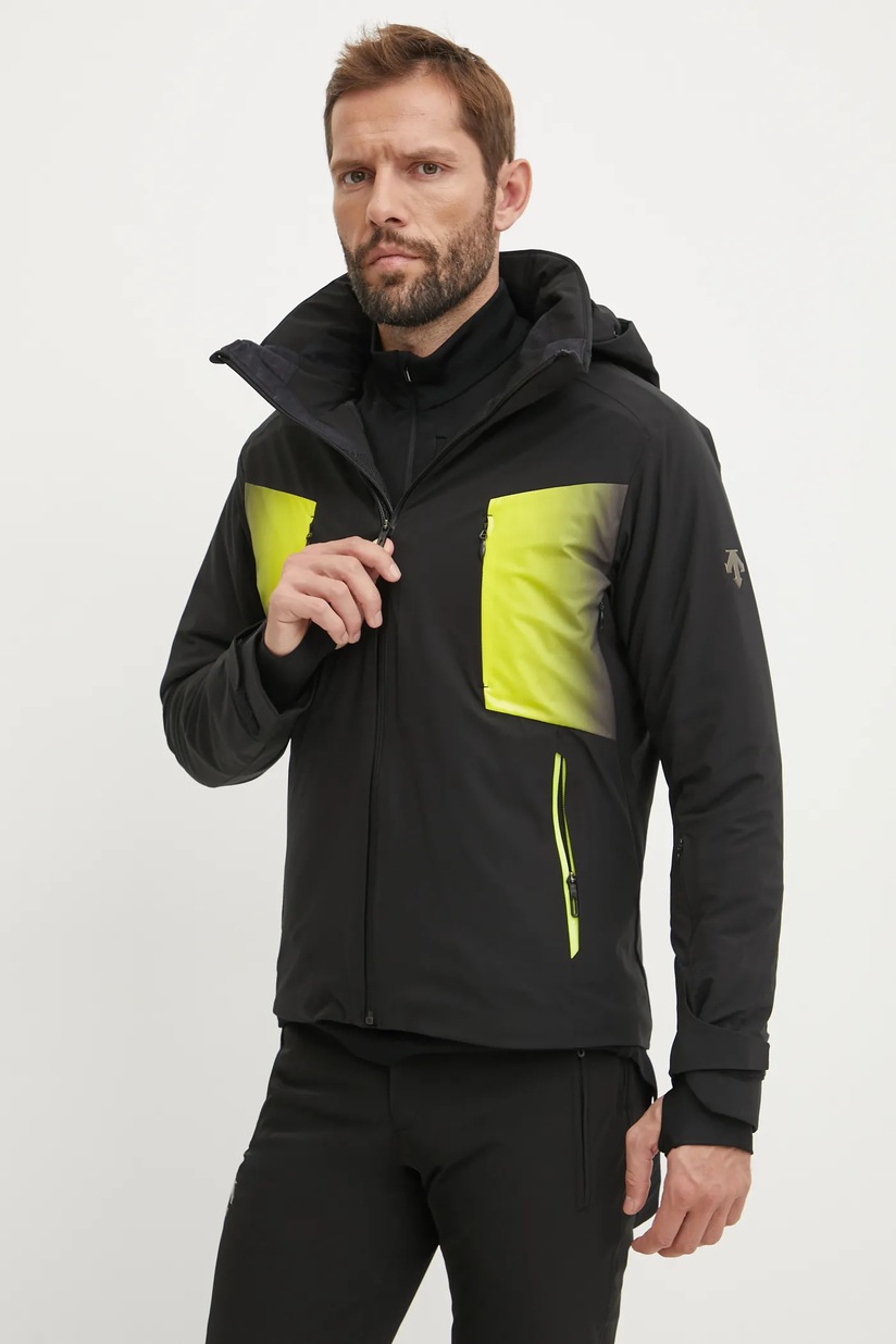 DESCENTE - ccccc Descente geacă de schi din puf CSX culoarea verde | ANSWEAR.ro